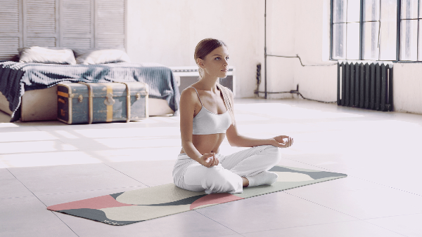 Yoga Mat | 6mm Thick | Blue | Non-Slip | Eco Friendly | Yune Yoga | Echo